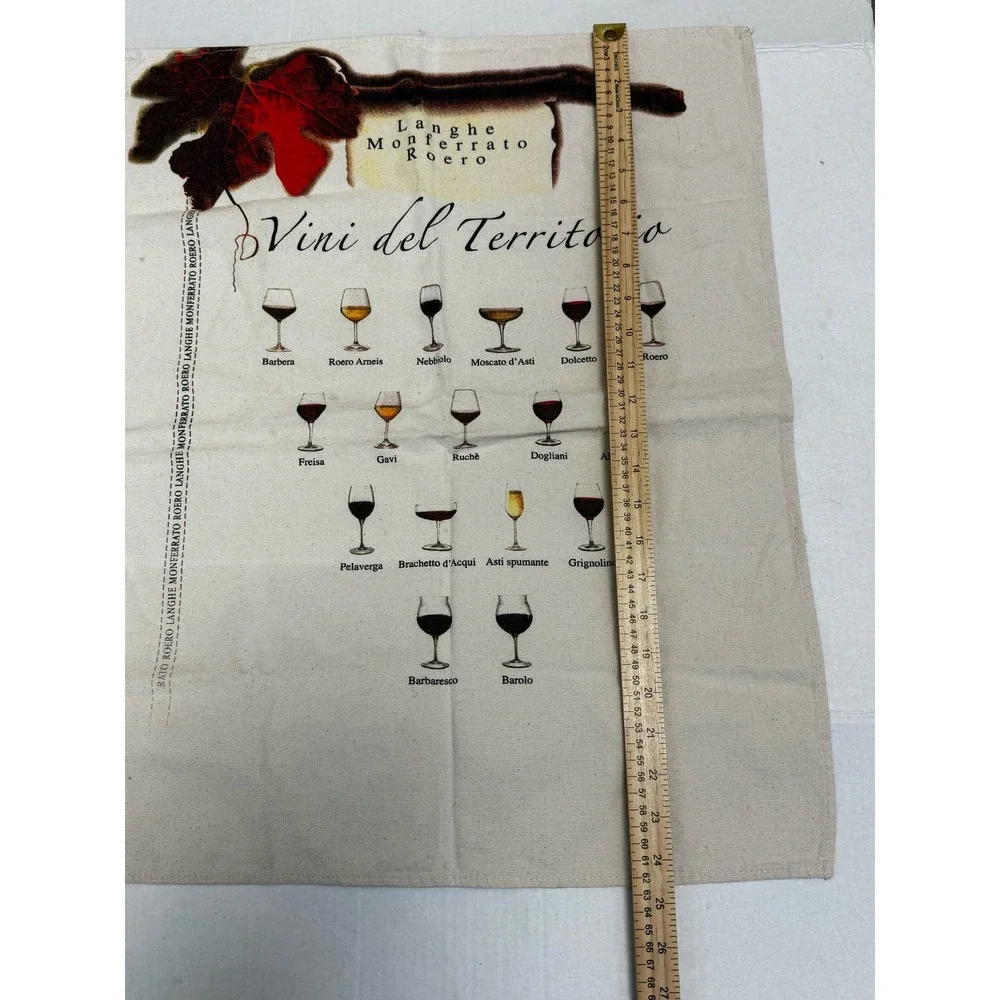 Kitchen Towel Italian‎ Wine Theme Made in Italy